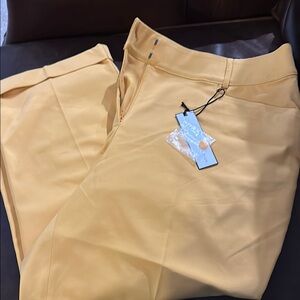 Stylish Yellow women’s crop Pants